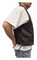 Redline Leather Men's Naked Leather Motorcycle Riding Vest, Brown M-2200SD-BROWN - No Hassle Returns at Wisconsin Harley