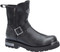 Harley-Davidson Men's Startex Black-Silver Motorcycle Boots D96130 - Wisconsin Harley-Davidson