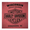 Harley-Davidson Free Shipping - Harley-Davidson Men's Distressed American Legend Long Sleeve Shirt, Crimson Red - Free Shipping on many products plus Orders Over $99