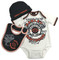 Harley-Davidson Baby Boys' H-D 3 Piece Gift Box Set, Cream 2551747 - Wisconsin Harley-Davidson