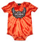 Harley-Davidson Baby Boys' Winged Bar & Shield Tie-Dye Creeper, Orange 3050743 - Wisconsin Harley-Davidson