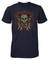 Harley-Davidson Men's Ace-High Skull Short Sleeve Crew-Neck T-Shirt, Navy Blue - Wisconsin Harley-Davidson