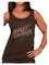 Harley-Davidson Women's Gunslinger Embellished Sleeveless Tank Top, Cocoa - No Hassle Returns at Wisconsin Harley