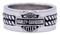 Harley-Davidson Men's Double Silver Rope Band Bar & Shield H-D Ring HDR0445 - Wisconsin Harley-Davidson