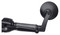 Harley-Davidson Round Bar End Mirror - Left Hand Side, Satin Black 56000134 - No Hassle Returns at Wisconsin Harley