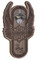 Harley-Davidson Winged Bar & Shield Magnetic Wooden Bottle Opener HDL-18570 - Wisconsin Harley-Davidson