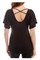 Harley-Davidson Women's Deface Spray Butterfly Mesh Sleeves Crew Neck Top, Black - No Hassle Returns at Wisconsin Harley