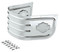 Harley-Davidson Bar & Shield Fender Skirt - Chrome, Fits Softail Models 59228-91 - Wisconsin Harley-Davidson