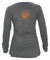 Harley-Davidson Free Shipping - Harley-Davidson Women's Skins & Grins Long Sleeve Raw-Edge Shirt, Gray 5V32-HE3Q - Free Shipping on many products plus Orders Over $99