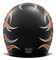 Harley-Davidson Men's Retro Flame B01 3/4 Helmet, Gloss Black 98209-18VX - Largest Selection of Harley-Davidson Products