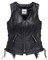 Harley-Davidson Women's Boone Fringed Side Lace Leather Vest, Black 98014-18VW - Wisconsin Harley-Davidson