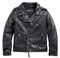 Harley-Davidson Men's Master Distressed Slim Fit Leather Biker Jacket 98003-18VM - Wisconsin Harley-Davidson