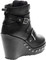 Harley-Davidson Women's Linley 4-Inch Black Fashion Wedge Booties D84107 - No Hassle Returns at Wisconsin Harley