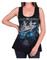Harley-Davidson Women's Shine On Embellished Sleeveless Scoop Neck Tank, Black - Wisconsin Harley-Davidson