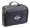 Harley-Davidson Top Grain Leather Bar & Shield Black Toiletry Kit 99508 BLK - Wisconsin Harley-Davidson