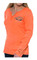 Harley-Davidson Women's Full Throttle Long Sleeve Henley Shirt, Bright Orange - Wisconsin Harley-Davidson