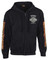 Harley-Davidson Men's Inferno Eagle Full-Zipper Hooded Sweatshirt, Black - Wisconsin Harley-Davidson
