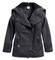 Harley-Davidson Women's Wool Blend Asymmetrical Zipper Pea Coat 97449-18VW - Wisconsin Harley-Davidson