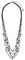 Harley-Davidson Womens Multi-Chain Fireball Necklace, Hematite Plated 97604-18VW - Wisconsin Harley-Davidson
