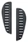 Harley-Davidson Edge Cut Rider Footboard Insert Kit -Contemporary Style 50500732 - Wisconsin Harley-Davidson