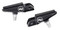 Harley-Davidson Defiance Rider Footpegs -Black Anodized, Softail Models 50501010 - Wisconsin Harley-Davidson