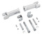 Harley-Davidson Passenger Footpeg Support Kit - Chrome Finish, Softail 50500771 - Wisconsin Harley-Davidson
