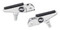 Harley-Davidson Defiance Rider Footpegs - Chrome, Fist Softail Models 50501008 - Wisconsin Harley-Davidson