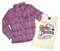 Harley-Davidson Little Girls' Glitter Tank & Long Sleeve Plaid Shirt Set 1033565 - Wisconsin Harley-Davidson