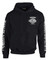 Harley-Davidson Men's Lightning Crest Pullover Hooded Sweatshirt, Black - Wisconsin Harley-Davidson