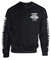 Harley-Davidson Men's Lightning Crest Fleece Pullover Sweatshirt, Black - Wisconsin Harley-Davidson