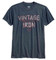 Harley-Davidson Men's Vintage Iron 3D Slim Fit Short Sleeve Tee, Navy 96460-18VM - Wisconsin Harley-Davidson