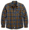 Harley-Davidson Men's Quilted Plaid Slim Fit Shirt Jacket, Brown 96457-18VM - Wisconsin Harley-Davidson