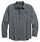 Harley-Davidson Men's Textured Stripe Long Sleeve Woven Shirt, Gray 96491-18VM - Wisconsin Harley-Davidson