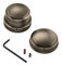 Harley-Davidson Brass Finish Rear Axle Nut Covers -  Set of Two 43000057 - Wisconsin Harley-Davidson