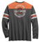 Harley-Davidson Free Shipping - Harley-Davidson Men's Genuine Oil Can Long Sleeve Henley, Asphalt 99064-18VM - Free Shipping on many products plus Orders Over $99