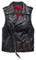Harley-Davidson Women's Swingarm Vintage Leather Biker Vest, Black 98035-18VW - Wisconsin Harley-Davidson