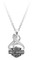 Harley-Davidson Women's Bling Crystal Filigree B&S Necklace, Silver HDN0409-16 - Wisconsin Harley-Davidson