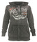 Harley-Davidson Women's Jagged Fury Charcoal Gray Full-Zip Hoodie 5K0V-HF39 - Wisconsin Harley-Davidson