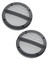 Harley-Davidson Defiance Tour-Pak Speaker Grills - Black Anodized 76000677 - Wisconsin Harley-Davidson