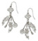 Harley-Davidson Women's Embellished Winged Charm Drop Earring, Silver 97660-18VW - Wisconsin Harley-Davidson