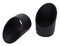 Ciro Slanted Tips - Fits All 4 in. Straight or Megaphone Mufflers, Black 31110 - Wisconsin Harley-Davidson