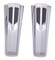 Ciro Upper Fork Tin Accents, All H-D FL Models, Sold in Pairs - Chrome or Black - Wisconsin Harley-Davidson