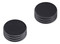 Harley-Davidson Upper Fork Nut Covers - Gloss Black, Multi-Fit Items 45500515 - Wisconsin Harley-Davidson