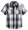 Harley-Davidson Mens High Density Print Logo Plaid Button Up Shirt 96124-18VM - Wisconsin Harley-Davidson