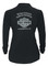 Harley-Davidson Free Shipping - Harley-Davidson Women's Swift Wings Long Sleeve Cross Body Stretch Shirt, Black - Free Shipping on many products plus Orders Over $99