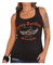 Harley-Davidson Women's Embellished Reign Sleeveless Tank Top, Washed Black - Wisconsin Harley-Davidson