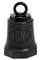 Harley-Davidson Sculpted H-DMC Logo Ride Bell, Matte Black Finish HRB093 - Wisconsin Harley-Davidson