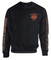 Harley-Davidson Men's Eagle Piston Fleece Pullover Sweatshirt, Black 30299948 - Wisconsin Harley-Davidson