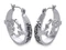 Harley-Davidson Women's Radial Charm Hoop Earrings, Silver Finish 97687-18VW - Wisconsin Harley-Davidson