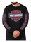 Harley-Davidson Men's RWB Bar & Shield Long Sleeve Crew Neck Shirt - Black - Wisconsin Harley-Davidson